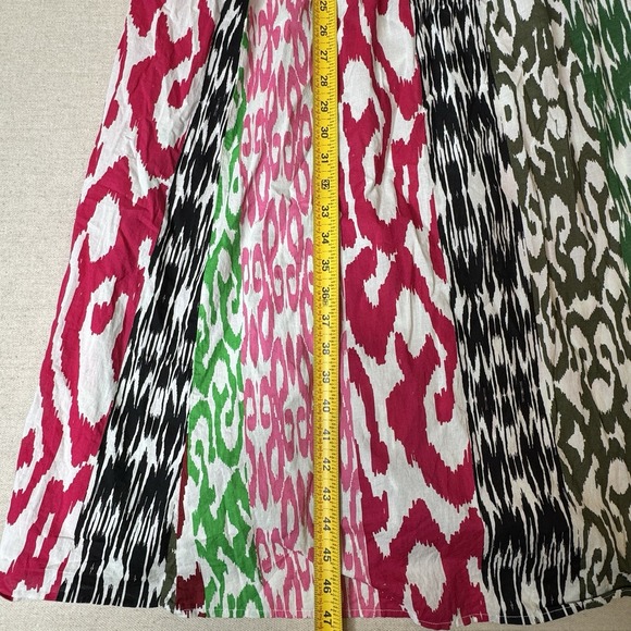 LOFT Beach Women's Scroll Smocked Sleeveless Halter Maxi Dress Sz Small - Picture 7 of 8